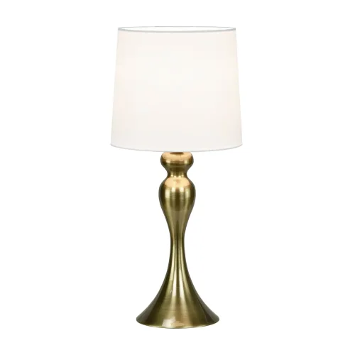 LAMPE DE TABLE EN MÉTAL BRONZE VIEILLI E27 ARLISSE