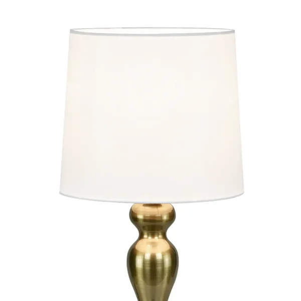 LAMPE DE TABLE EN MÉTAL BRONZE VIEILLI E27 ARLISSE