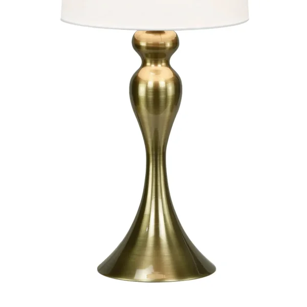 LAMPE DE TABLE EN MÉTAL BRONZE VIEILLI E27 ARLISSE