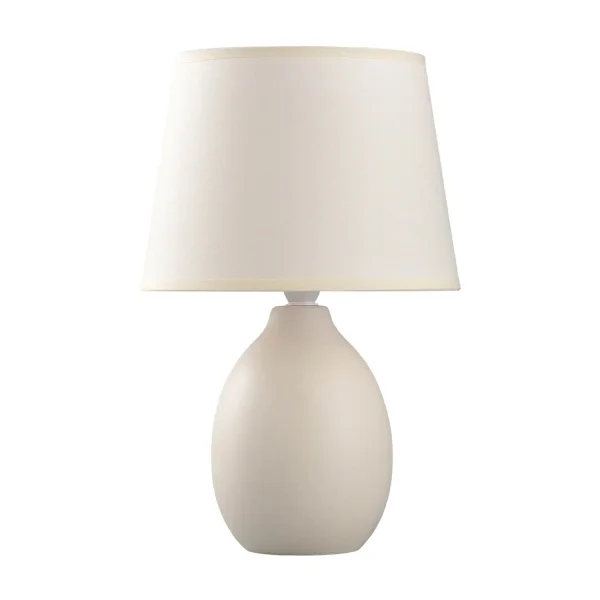 LAMPE DE TABLE EN CÉRAMIQUE BLANCHE E14 SARIEL