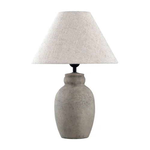 LAMPE DE TABLE EN CÉRAMIQUE GRIS PIERRE E27 METOK