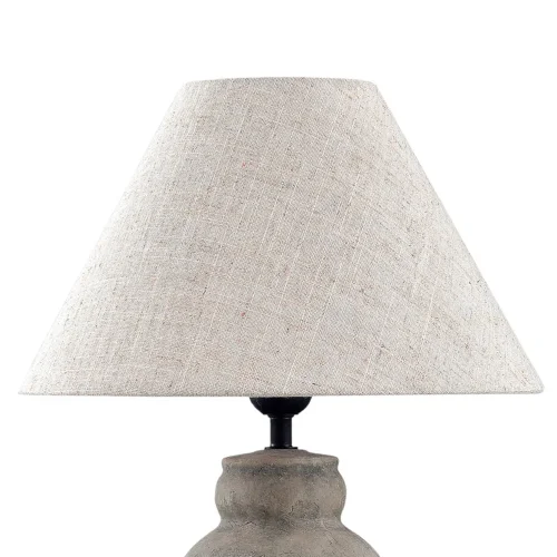 LAMPE DE TABLE EN CÉRAMIQUE GRIS PIERRE E27 METOK