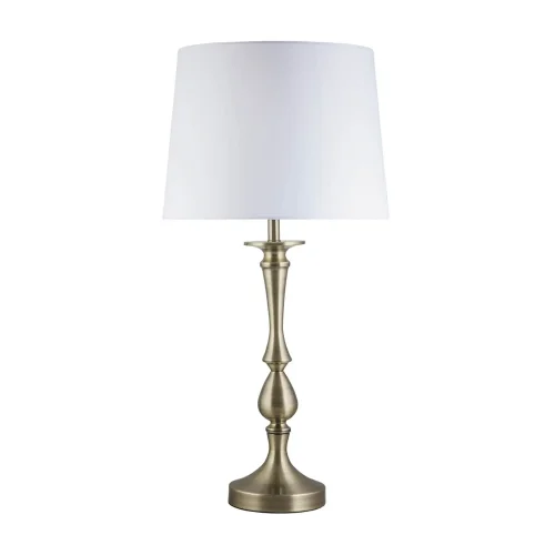 LAMPE DE TABLE EN MÉTAL BRONZE VIEILLI E27 70CM TURELL