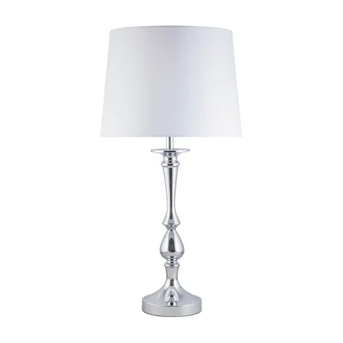 LAMPE DE TABLE EN MÉTAL CHROMÉ E27 70CM TURELL