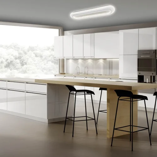 PLAFONNIER LED 32W 4000K MÉTAL BLANC LEXOR