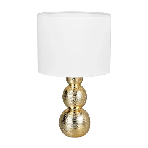 LAMPE DE TABLE EN CÉRAMIQUE ARGENTÉE E27 MIRIEL