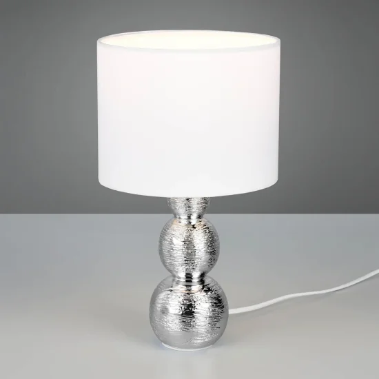LAMPE DE TABLE EN CÉRAMIQUE DORÉE E27 MIRIEL