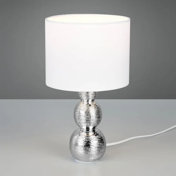 LAMPE DE TABLE EN CÉRAMIQUE DORÉE E27 MIRIEL