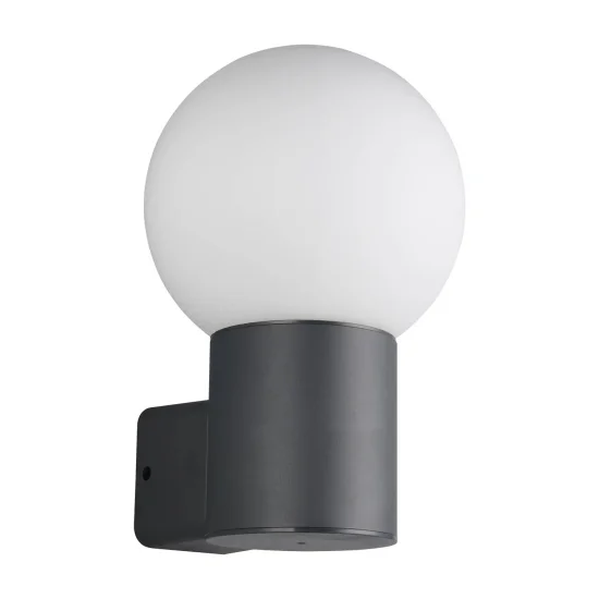APPLIQUE EXTÉRIEURE E27 EN ALUMINIUM ANTHRACITE IP44 LAUREL 2