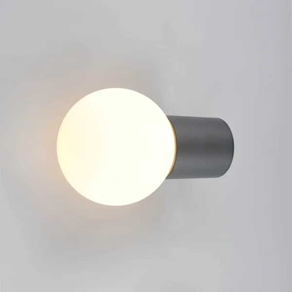 APPLIQUE EXTÉRIEURE E27 EN ALUMINIUM ANTHRACITE IP44 LAUREL
