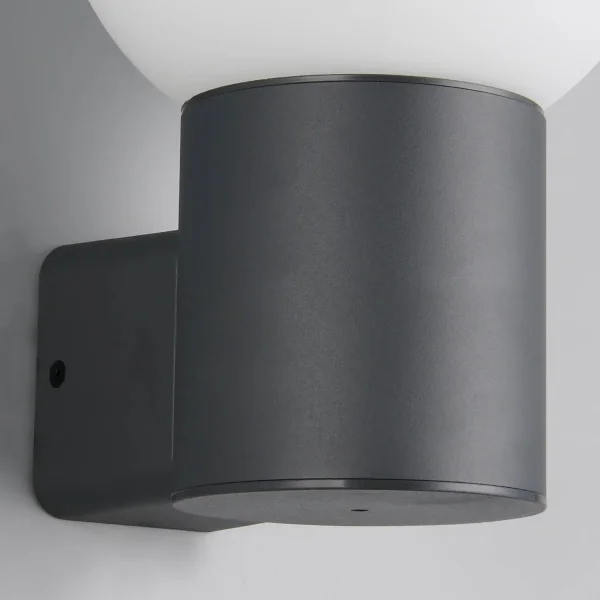APPLIQUE EXTÉRIEURE E27 EN ALUMINIUM ANTHRACITE IP44 LAUREL
