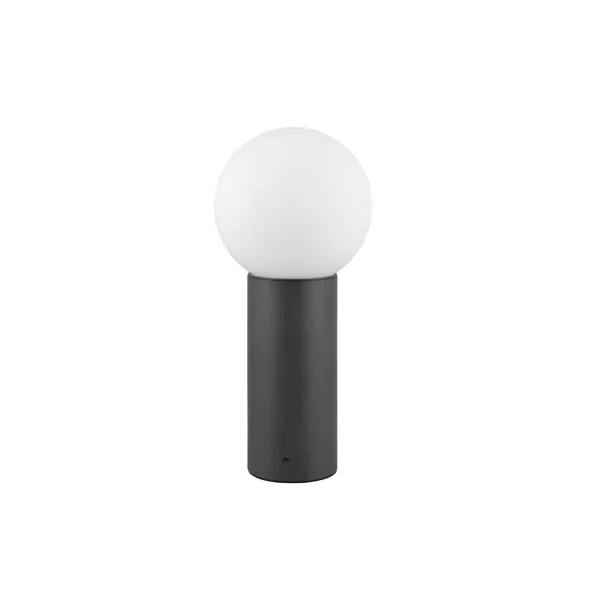 BALISE EXTÉRIEURE E27 ALUMINIUM ANTHRACITE IP44 40CM LAUREL