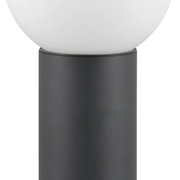 BALISE EXTÉRIEURE E27 ALUMINIUM ANTHRACITE IP44 40CM LAUREL