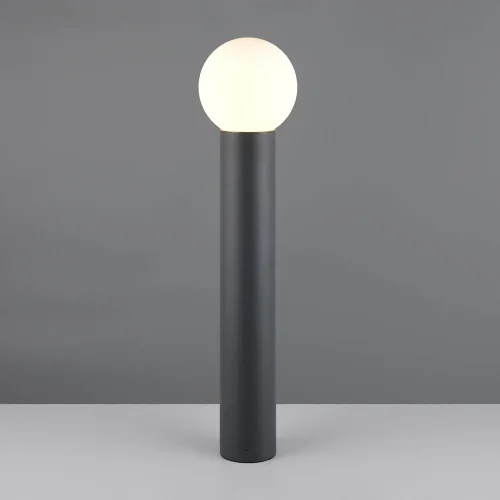 BALISE EXTÉRIEURE E27 ALUMINIUM ANTHRACITE IP44 80CM LAUREL