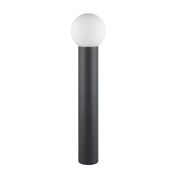 BALISE EXTÉRIEURE E27 ALUMINIUM ANTHRACITE IP44 80CM LAUREL