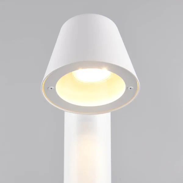 BORNE EXTÉRIEURE GU10 BLANC MAT 60CM IP44 MOSSEN