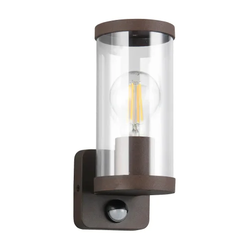 APPLIQUE EXTÉRIEUR E27 AVEC CAPTEUR ALUMINIUM OXYDÉ IP44 DANDELION