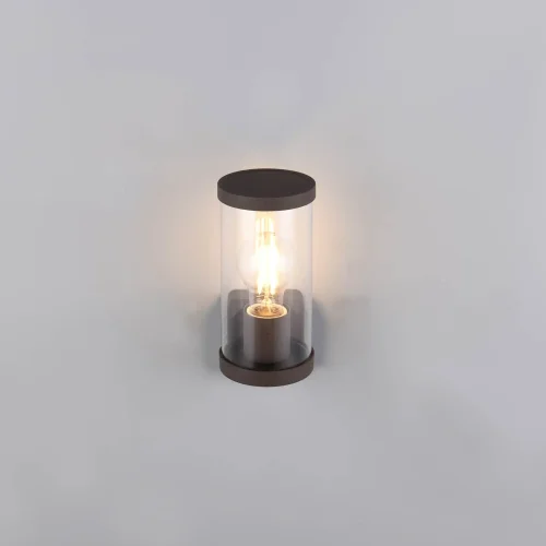 APPLIQUE EXTÉRIEUR E27 AVEC CAPTEUR ALUMINIUM OXYDÉ IP44 DANDELION