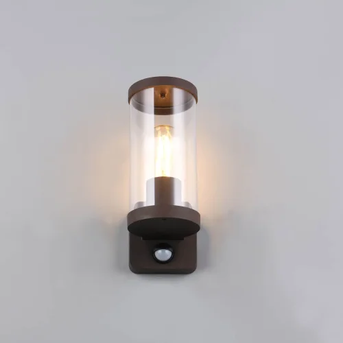 APPLIQUE EXTÉRIEUR E27 AVEC CAPTEUR ALUMINIUM OXYDÉ IP44 DANDELION
