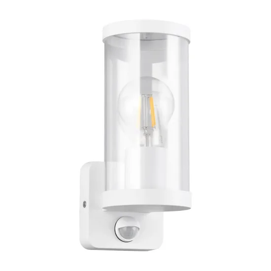 APPLIQUE EXTÉRIEURE E27 AVEC CAPTEUR ALUMINIUM BLANC IP44 DANDELION 2
