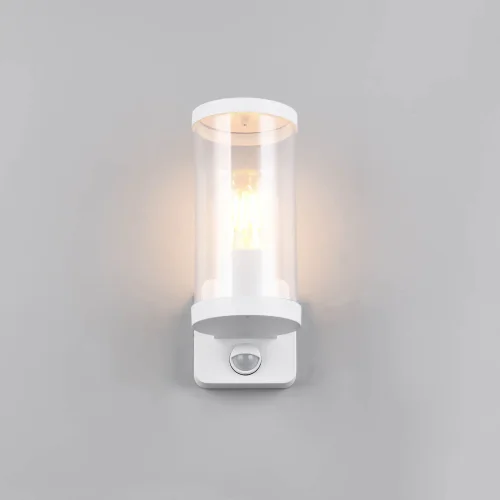 APPLIQUE EXTÉRIEURE E27 AVEC CAPTEUR ALUMINIUM BLANC IP44 DANDELION