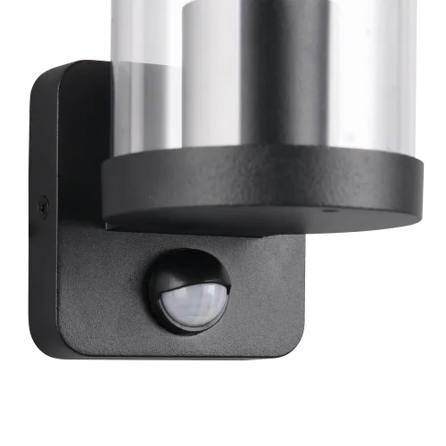 APPLIQUE EXTÉRIEURE E27 AVEC CAPTEUR ALUMINIUM NOIR IP44 DANDELION