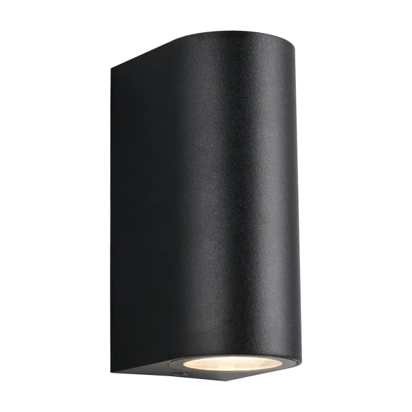 APPLIQUE EXTÉRIEURE 2 LUMIÈRES GU10 IP44 CYLINDRIQUE STEVIA