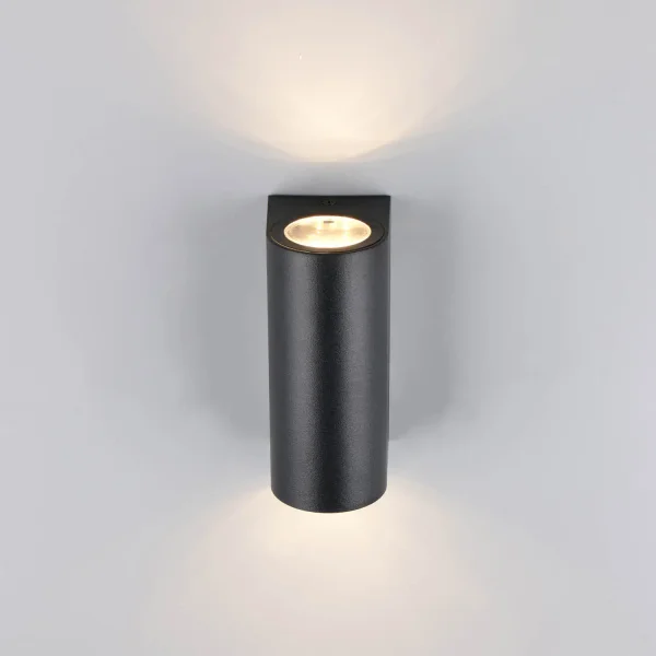 APPLIQUE EXTÉRIEURE 2 LUMIÈRES GU10 IP44 CYLINDRIQUE STEVIA