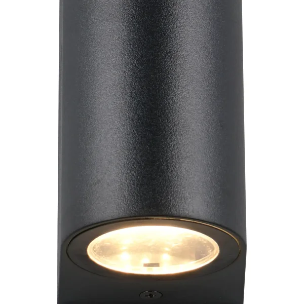 APPLIQUE EXTÉRIEURE 2 LUMIÈRES GU10 IP44 CYLINDRIQUE STEVIA