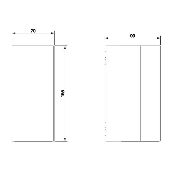 APPLIQUE EXTÉRIEURE 2 LUMIÈRES GU10 IP44 CYLINDRIQUE STEVIA