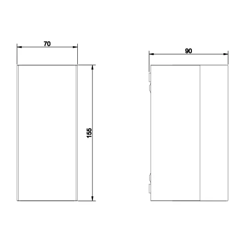 APPLIQUE EXTÉRIEURE 2 LUMIÈRES GU10 IP44 CYLINDRIQUE STEVIA