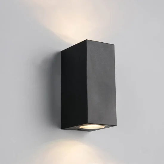 APPLIQUE EXTÉRIEURE 2 LUMIÈRES GU10 IP44 CARRÉE STEVIA 2