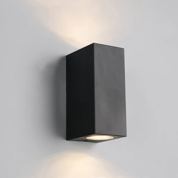APPLIQUE EXTÉRIEURE 2 LUMIÈRES GU10 IP44 CARRÉE STEVIA