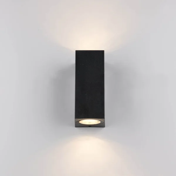 APPLIQUE EXTÉRIEURE 2 LUMIÈRES GU10 IP44 CARRÉE STEVIA