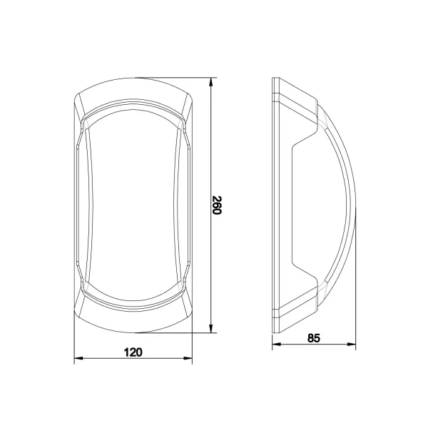 APPLIQUE EXTÉRIEURE E27 IP65 BLANC CEDRO