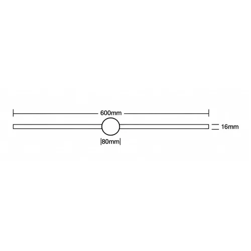 APPLIQUE MURALE SALLE DE BAIN LED 15W CCT AVEC ROTATION NOIR IP44
