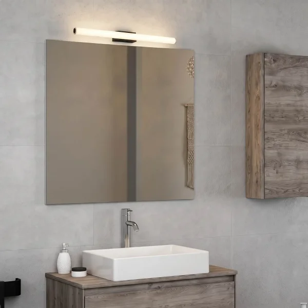 APPLIQUE MURAL SALLE DE BAIN LED 12W CCT NOIR IP44 360°