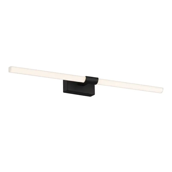 APPLIQUE MURAL LED SALLE DE BAIN 20W 4000K NOIR IP44 60CM