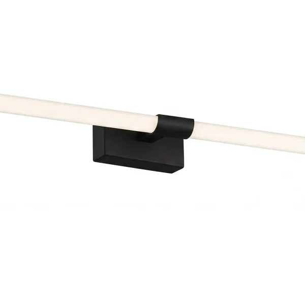 APPLIQUE MURAL LED SALLE DE BAIN 20W 4000K NOIR IP44 60CM