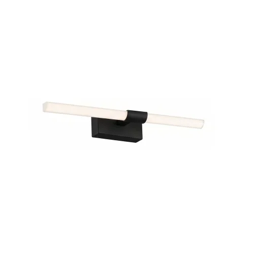APPLIQUE MURALE LED SALLE DE BAIN 10W 4000K NOIR IP44 35CM