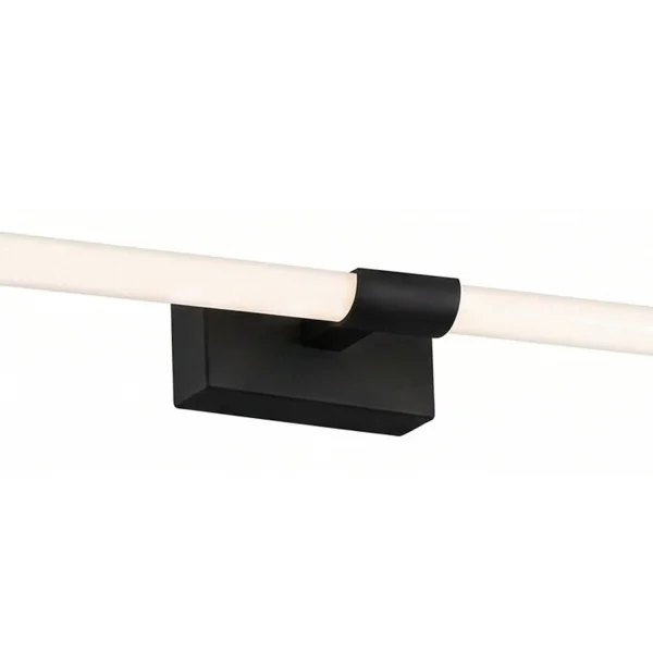 APPLIQUE MURALE LED SALLE DE BAIN 10W 4000K NOIR IP44 35CM