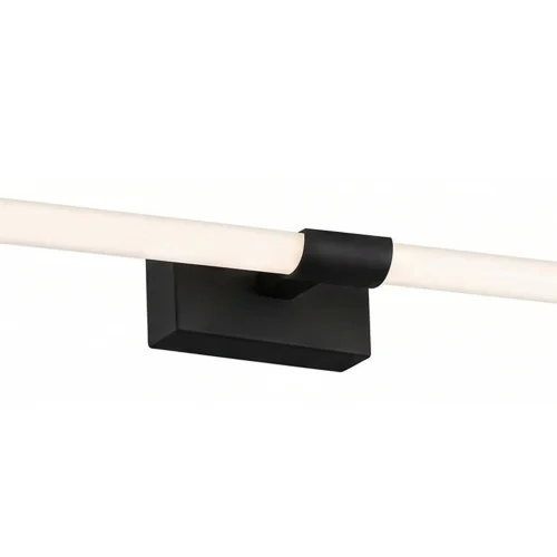 APPLIQUE MURALE LED SALLE DE BAIN 10W 4000K NOIR IP44 35CM