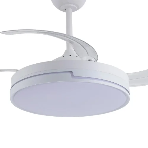 VENTILATEUR DE PLAFOND LED 48W RÉGLABLE 4 PALES RÉTRACTABLES ORIXA