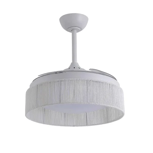 VENTILATEUR DE PLAFOND DC LED 38W CORDE BLANCHE AIRELLE