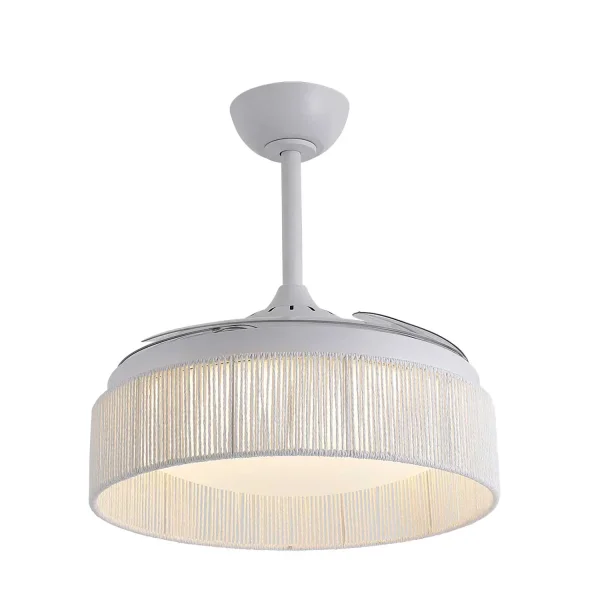 VENTILATEUR DE PLAFOND DC LED 58W CORDE BLANCHE AIRELLE