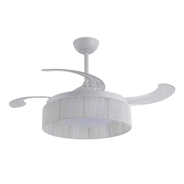 VENTILATEUR DE PLAFOND DC LED 58W CORDE BLANCHE AIRELLE