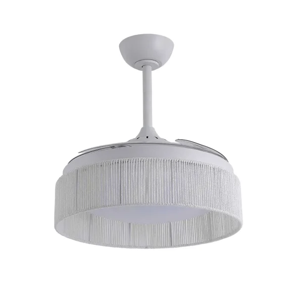 VENTILATEUR DE PLAFOND DC LED 58W CORDE BLANCHE AIRELLE