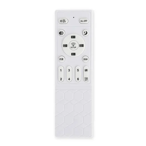 VENTILATEUR DE PLAFOND DC LED 95W 5 PALES PLIABLES BLANC SOLARA