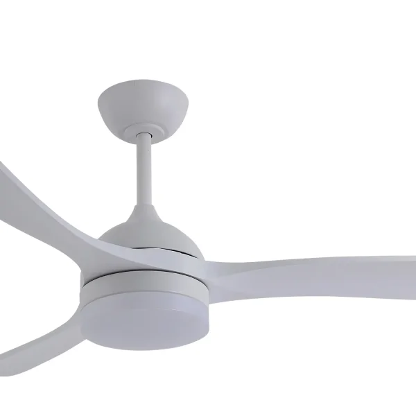 VENTILATEUR DE PLAFOND DC LED 20W PALES EN BOIS BLANC LUMINOR
