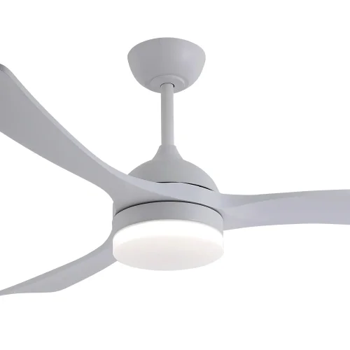 VENTILATEUR DE PLAFOND DC LED 20W PALES EN BOIS BLANC LUMINOR